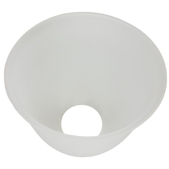 Acclaim Frosted White Hurricane Sconce Light Shade Bell Shaped - Picture 6 of 6